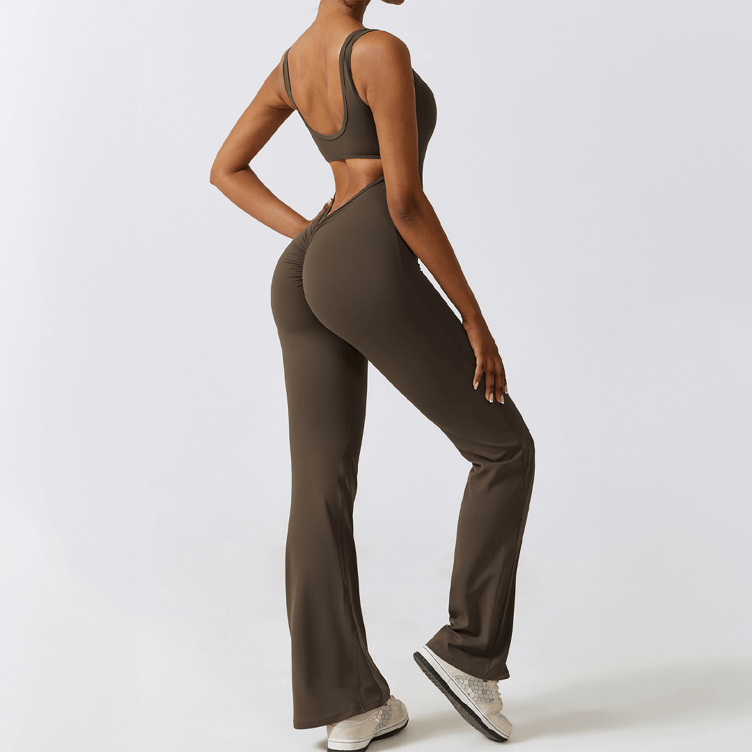 Jynx Solid Color Seamless Jumpsuit