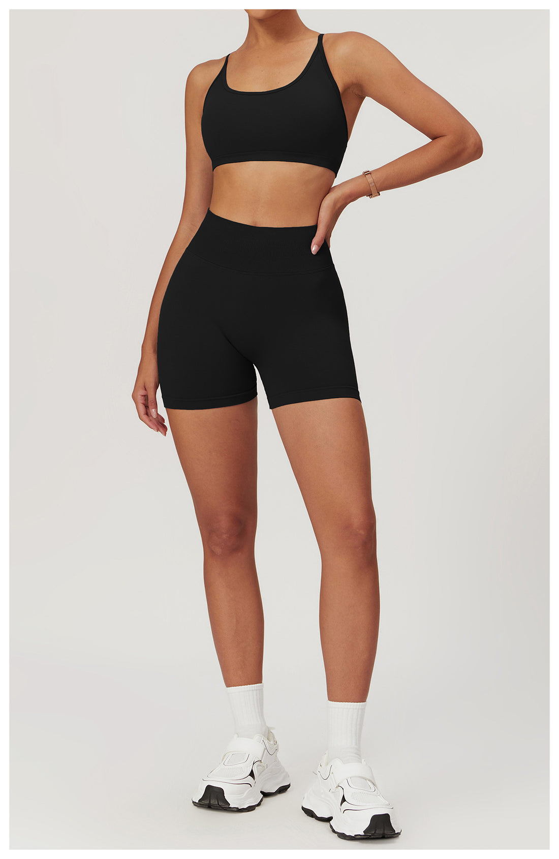 top details on the back and shorts