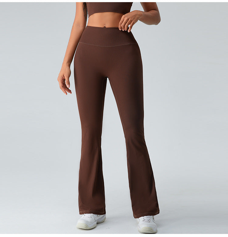 Textured Flare Pants Style and Flexibility