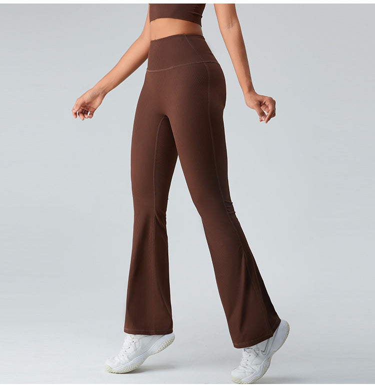 Textured Flare Pants Style and Flexibility