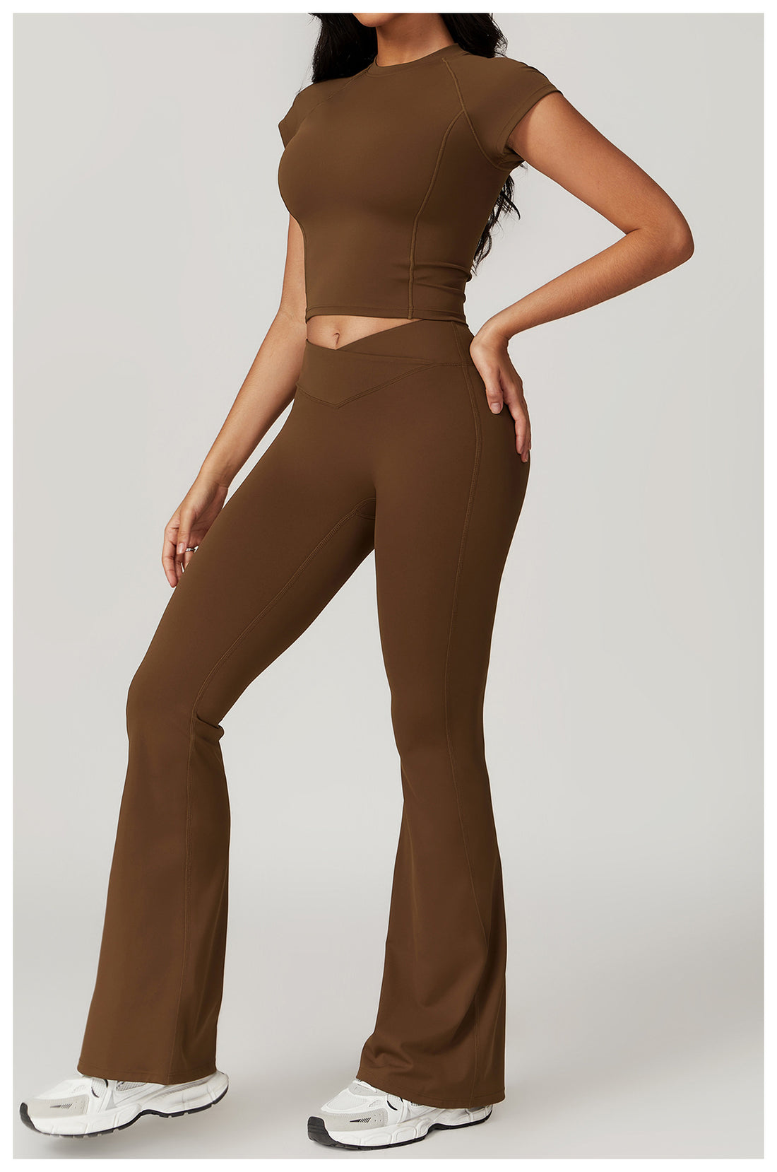 t-shirt and flare pants set