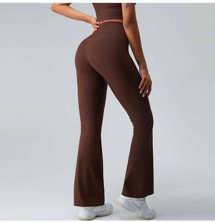 Textured Flare Pants Style and Flexibility