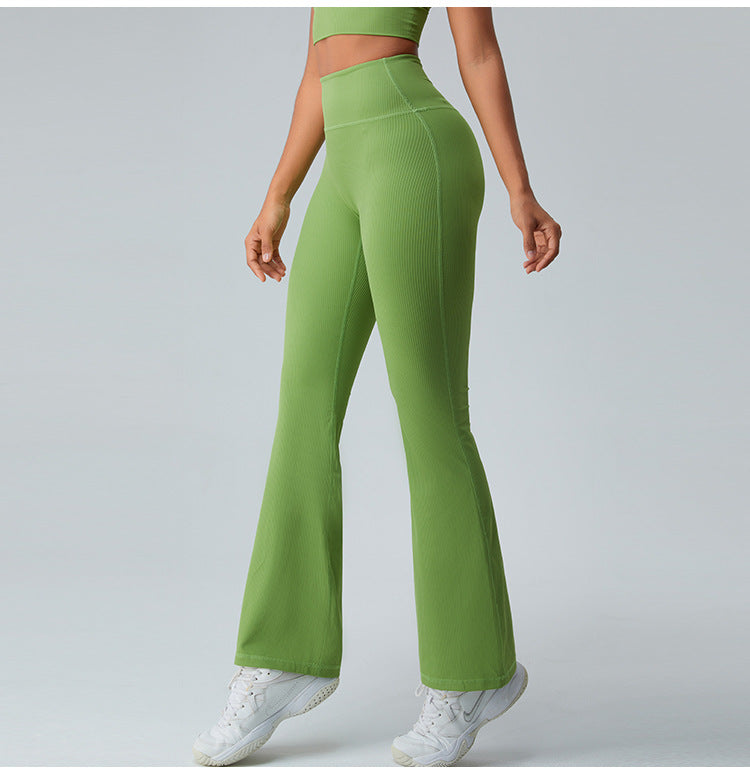 Textured Flare Pants Style and Flexibility