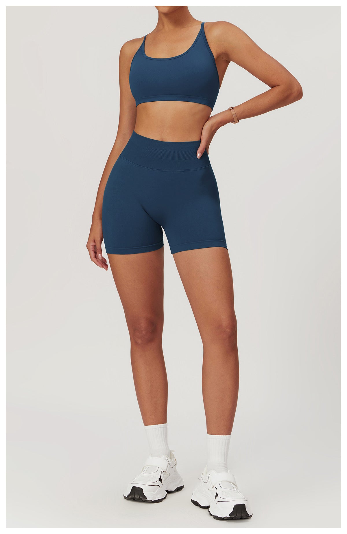 top details on the back and shorts