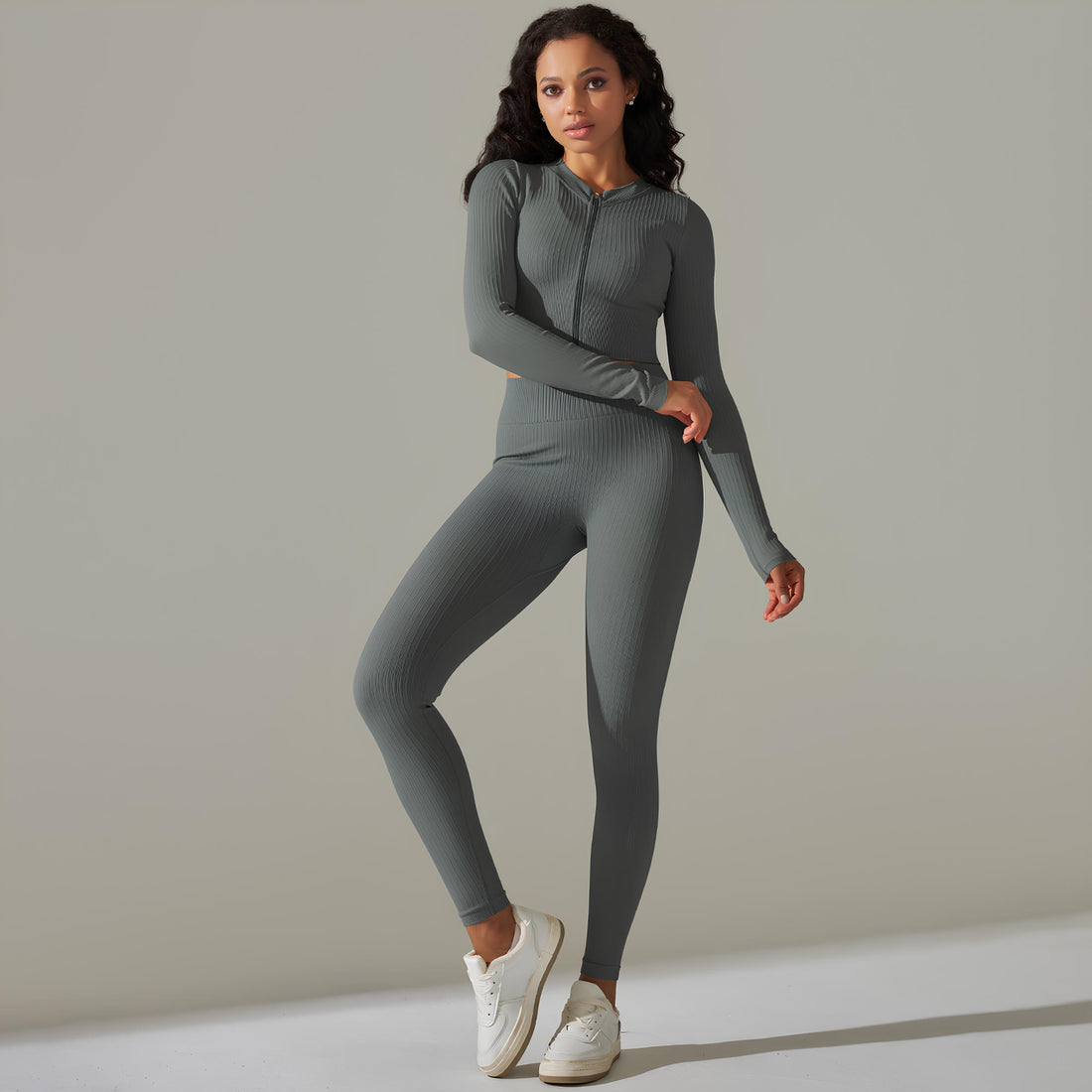 Active Pants and Long Sleeve Top Set