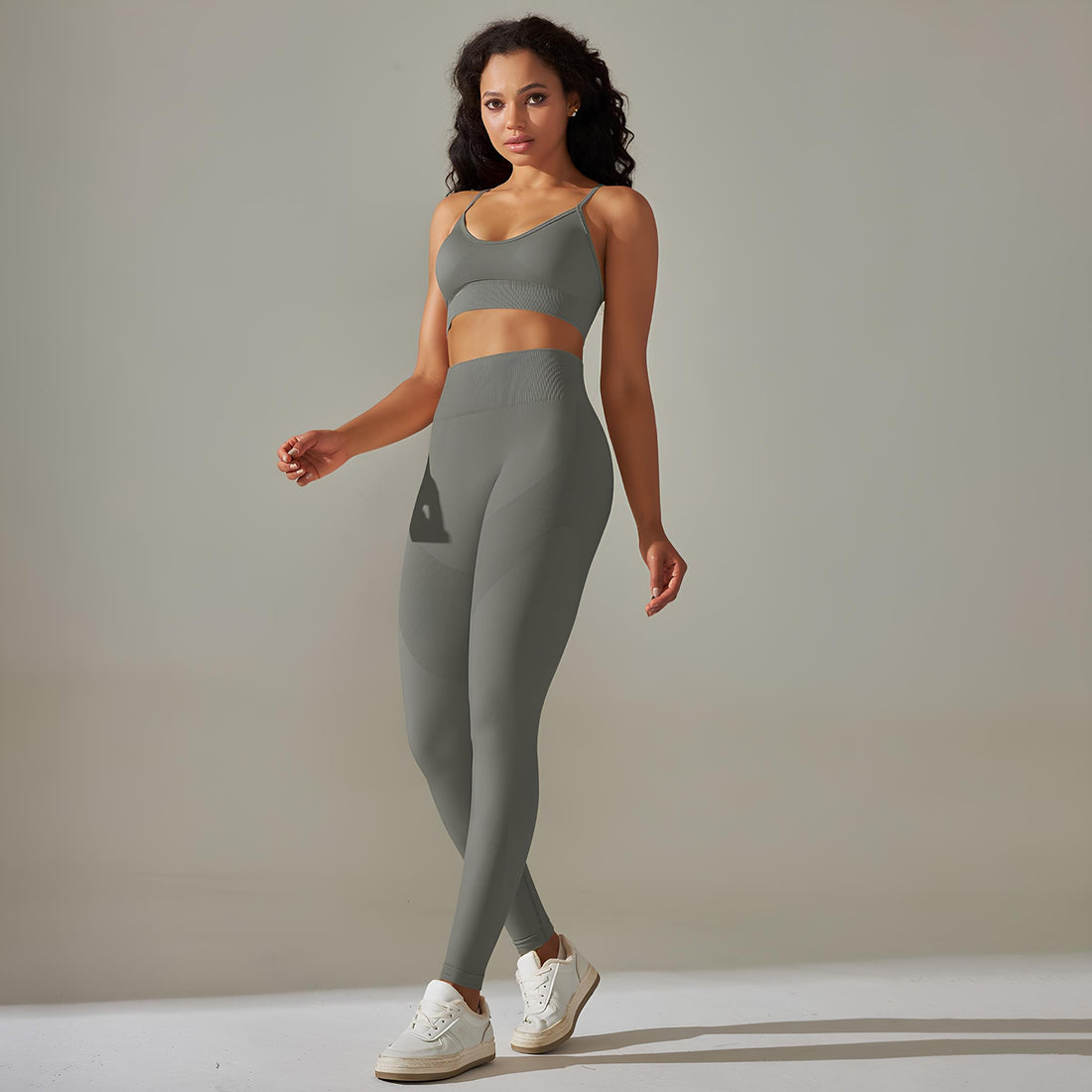 GymGlow Pants and Short Top Set