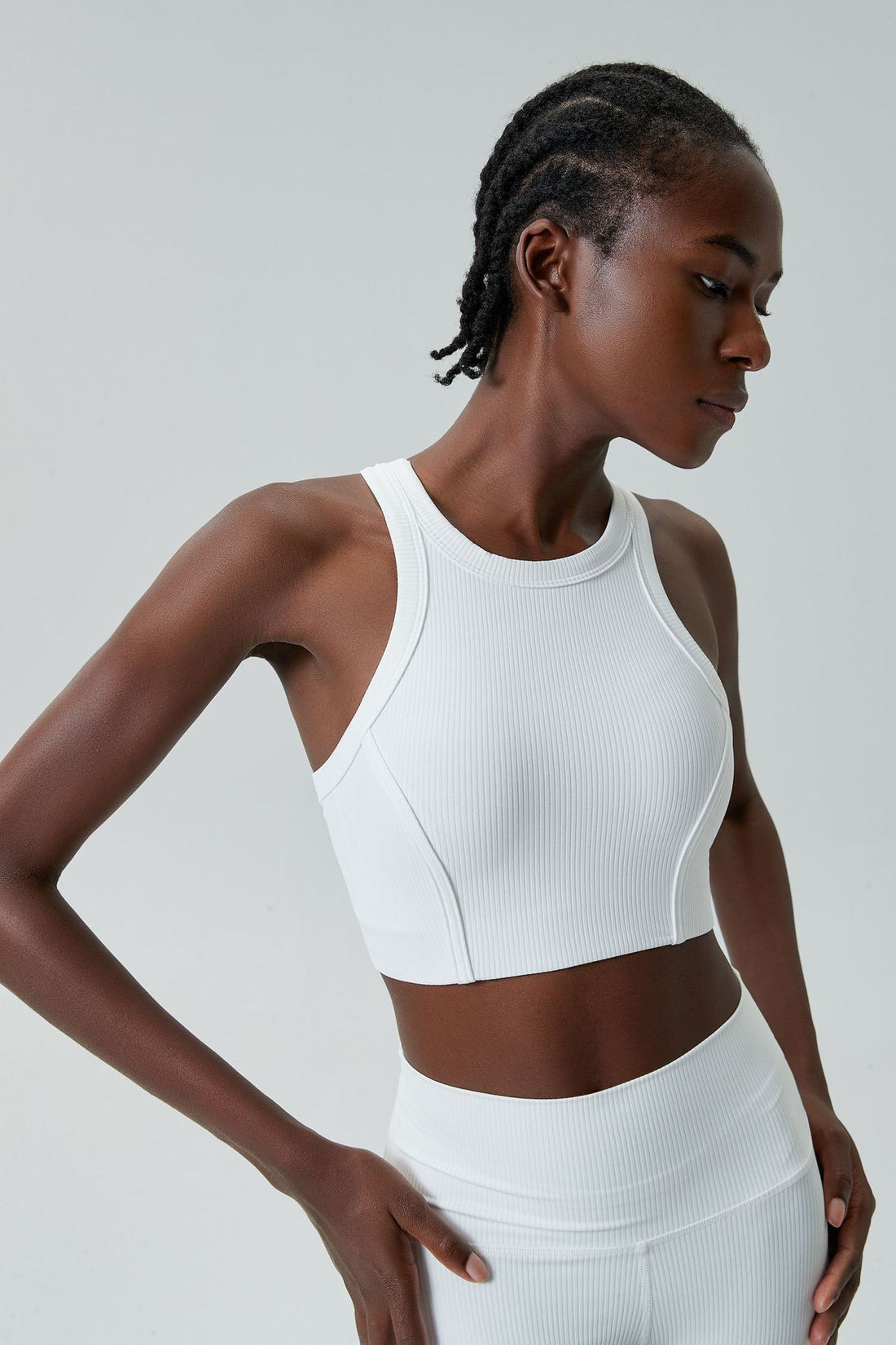 Compression Crop Top Support and Style