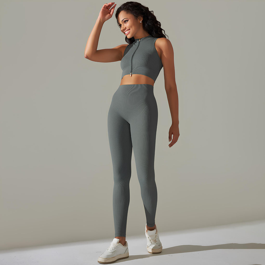 Active Pants and Sleeveless Top Set