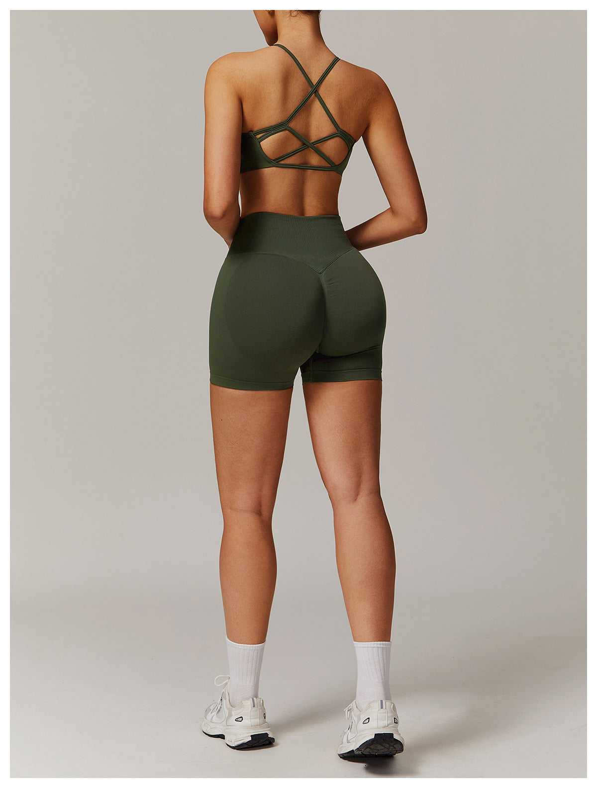 top details on the back and shorts