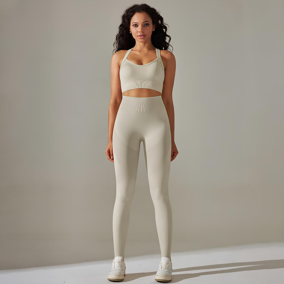 GymGlow Pants and Twisted Top Set