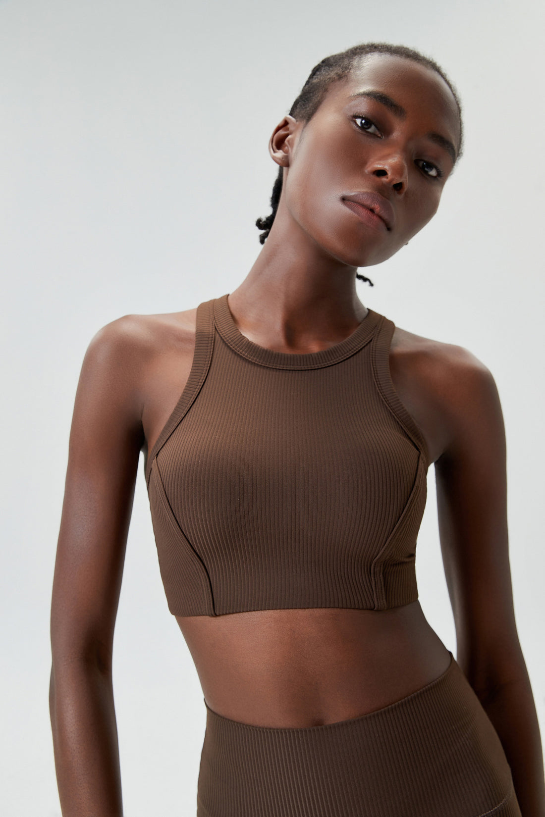 Compression Crop Top Support and Style