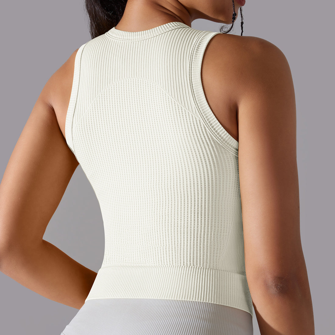 Textured Compression Crop Top