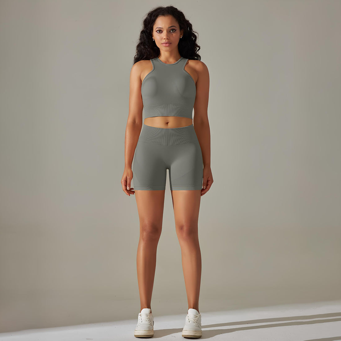 GymGlow Shorts and Long Top Set