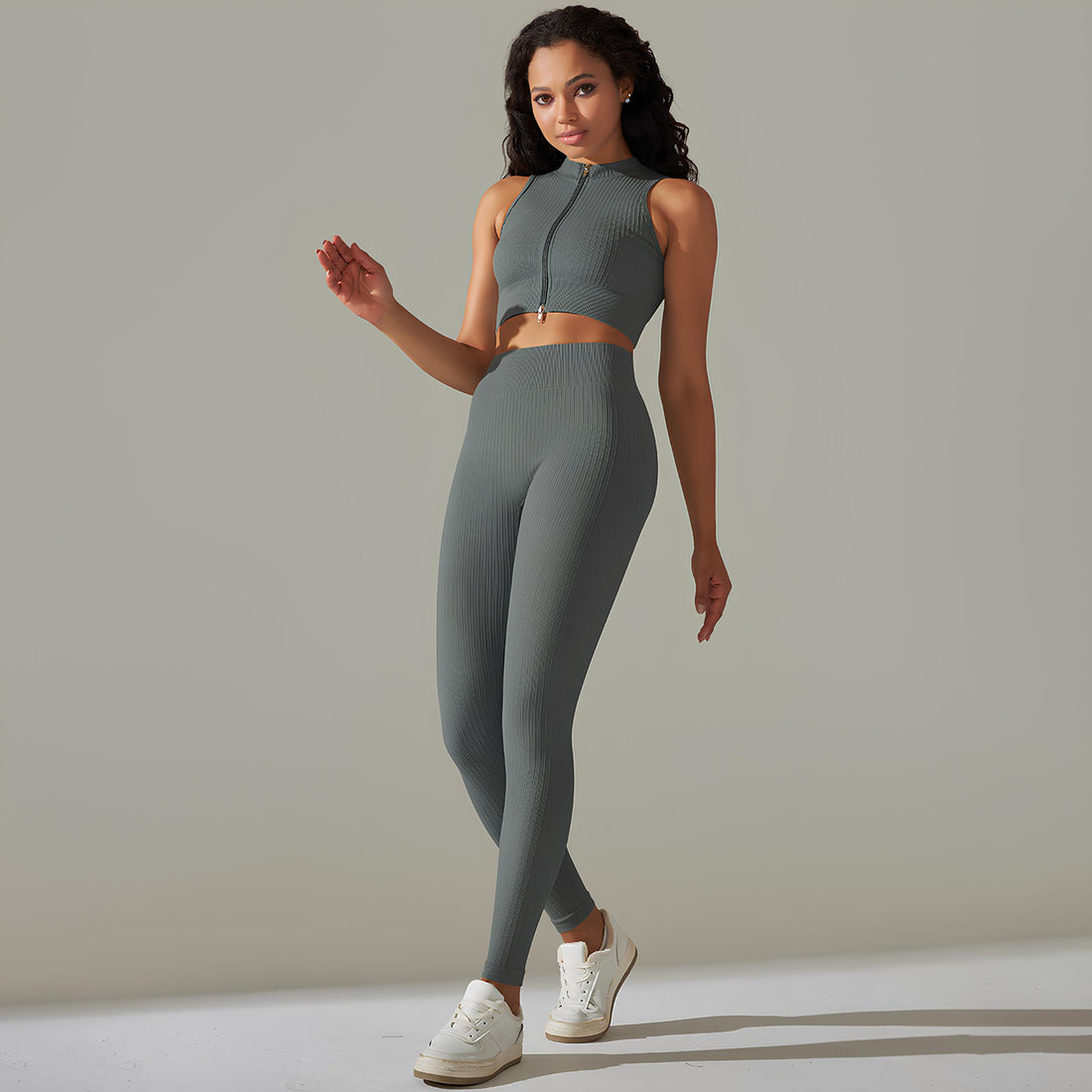 Active Pants and Sleeveless Top Set