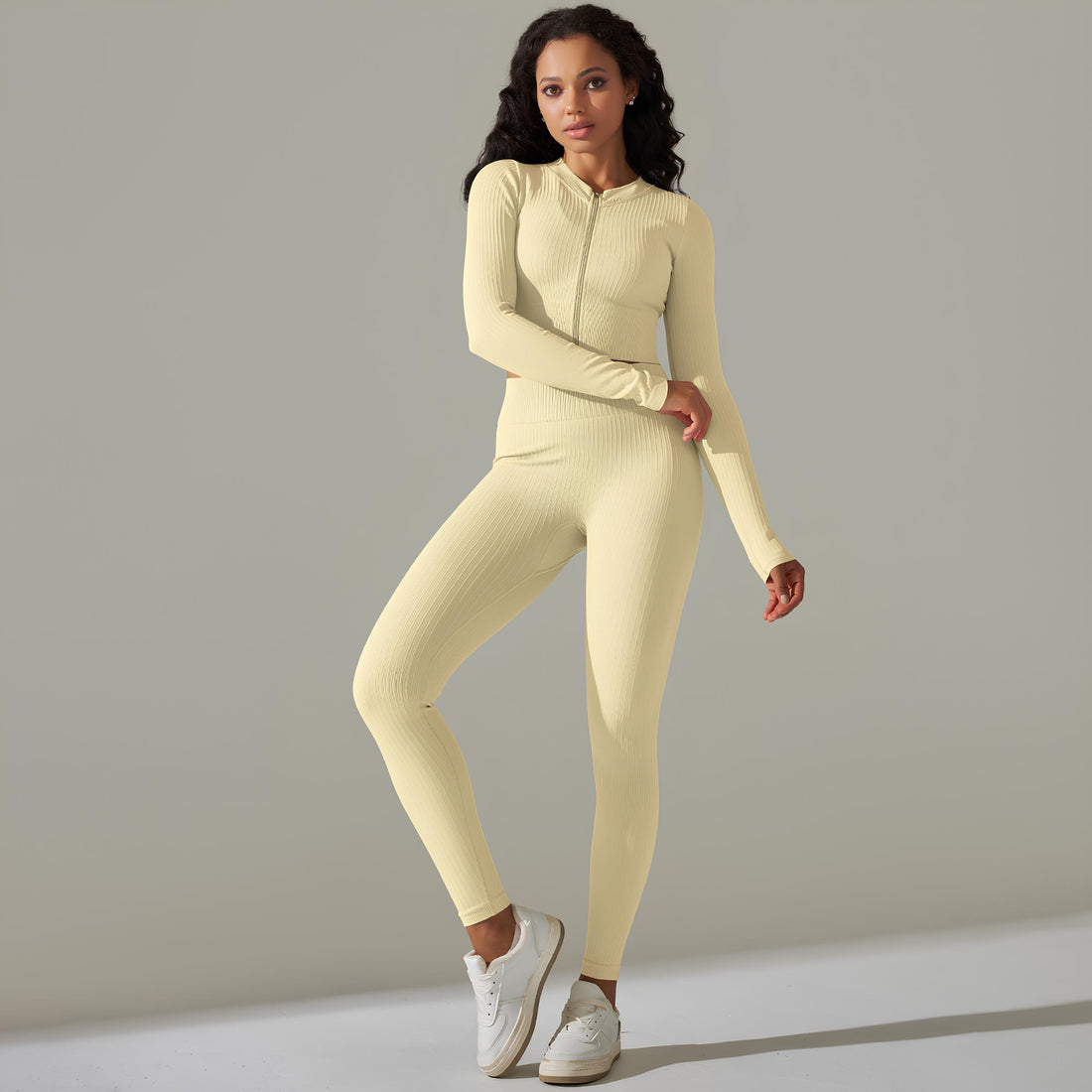 Active Pants and Long Sleeve Top Set