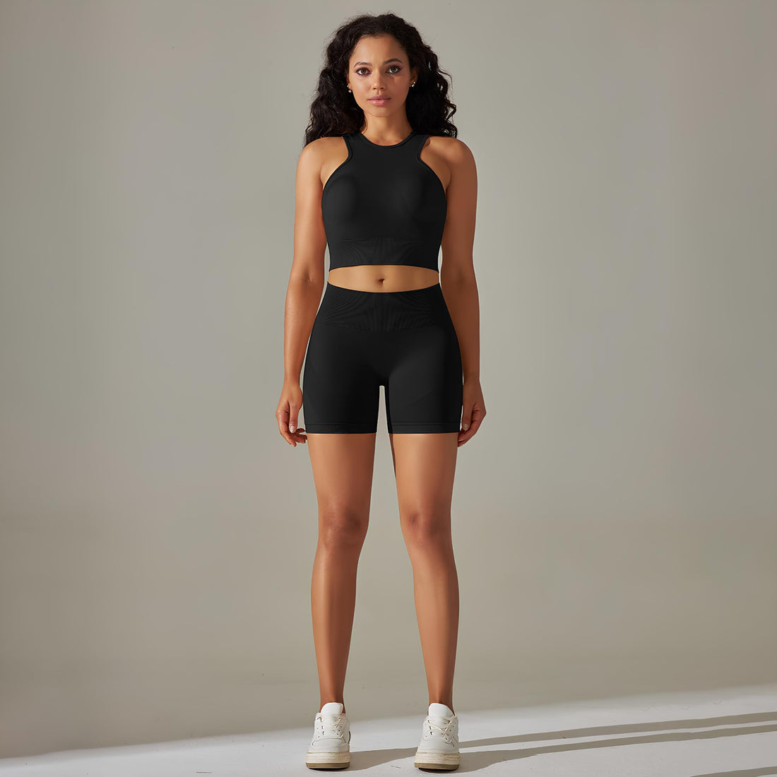 GymGlow Shorts and Long Top Set