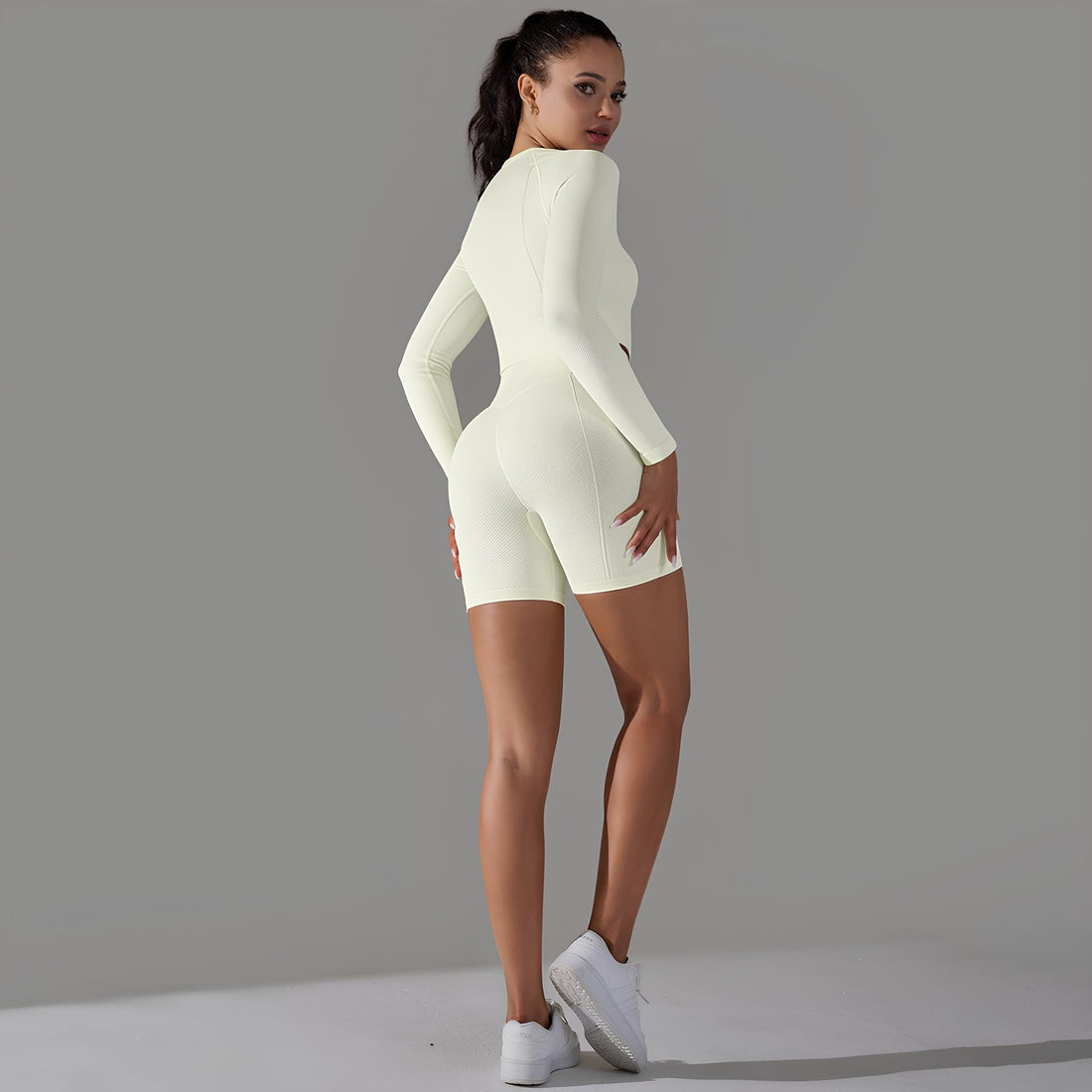 Long Sleeve Top and Shorts Set Evo