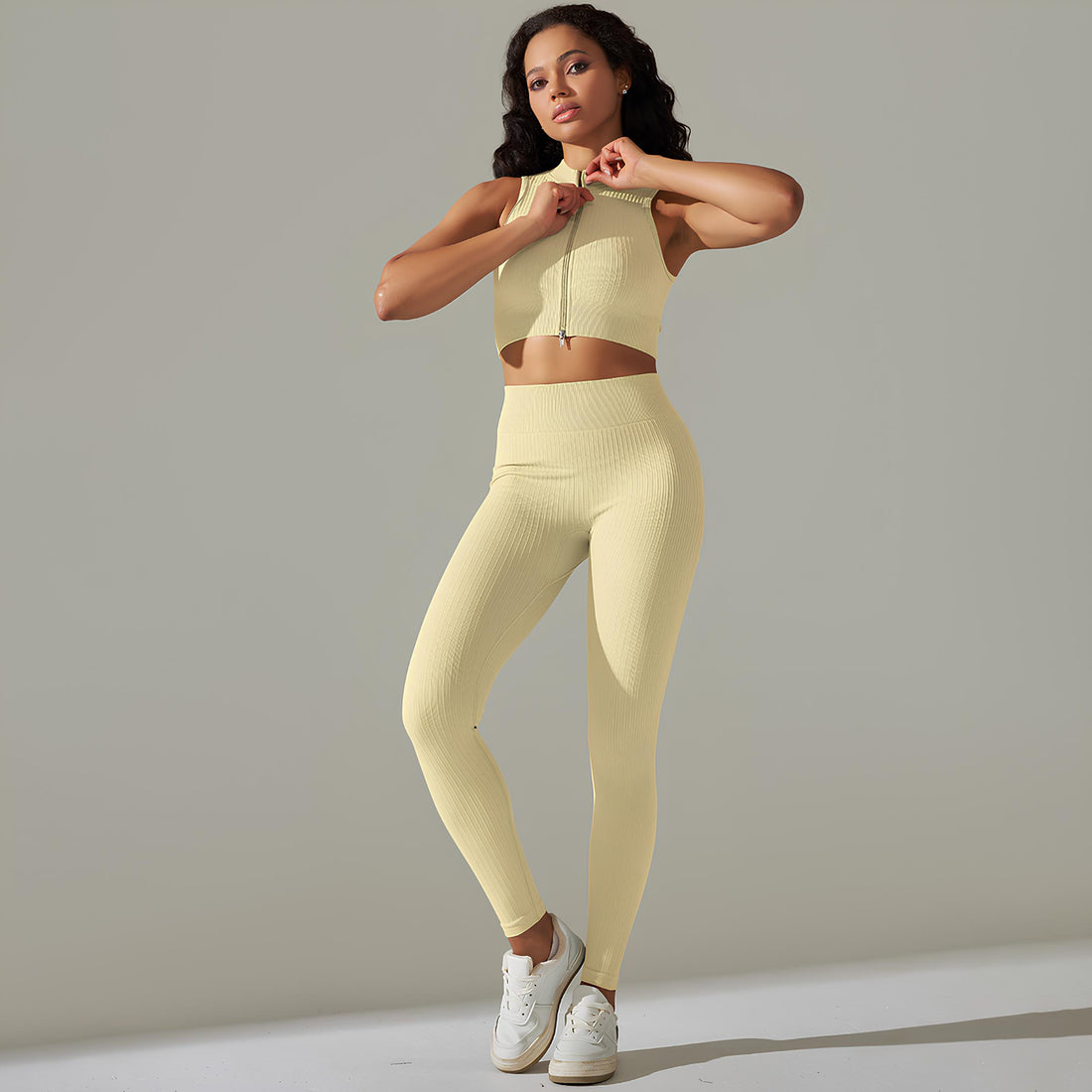 Active Pants and Sleeveless Top Set