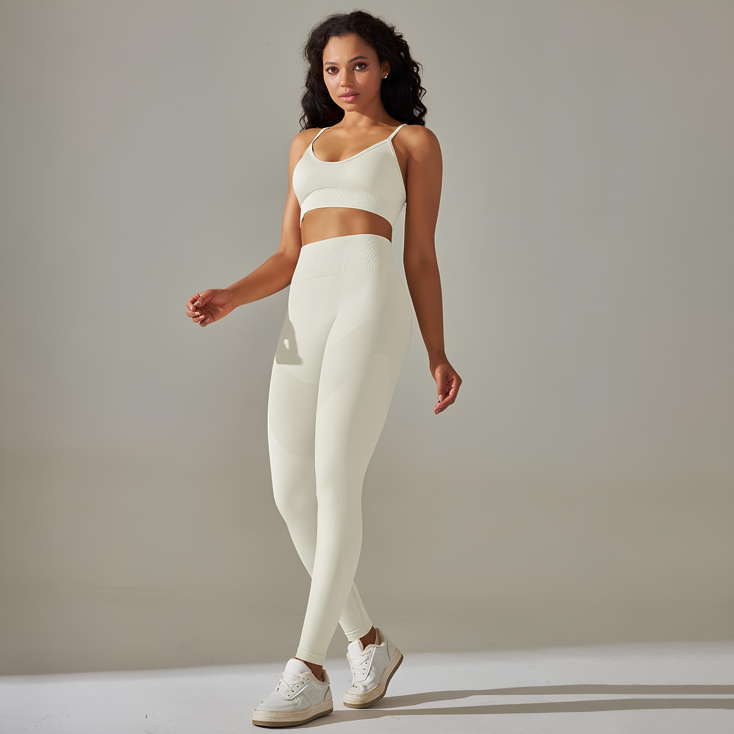 GymGlow Pants and Short Top Set