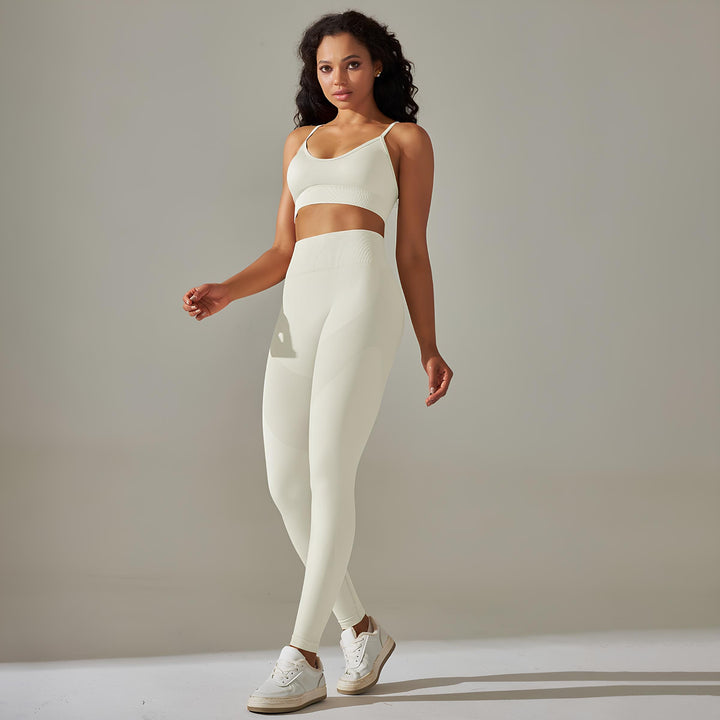 GymGlow Pants and Short Top Set